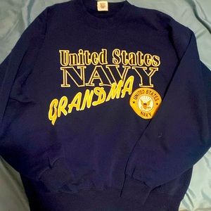 US navy grandma crewneck size L